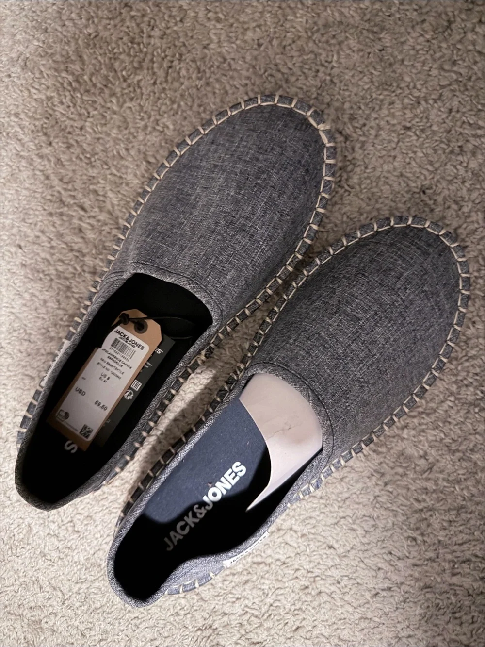 Jack Rogers Black Slip-On Espadrilles for Men